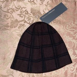 NWT Brown Plaid Beanie